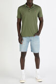 Classic Short Polo Shirt in Green